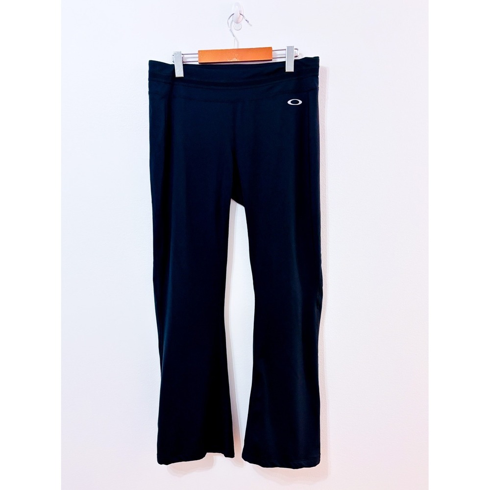 OAKLEY Black Flare Athletic Pants | Yoga Active Stretch‎ | X-Large